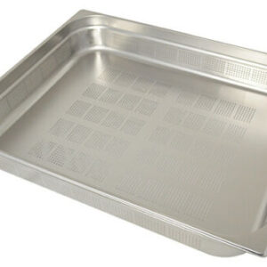 Stainless Steel 2/1 Gastronorm 100mm Deep Perforated